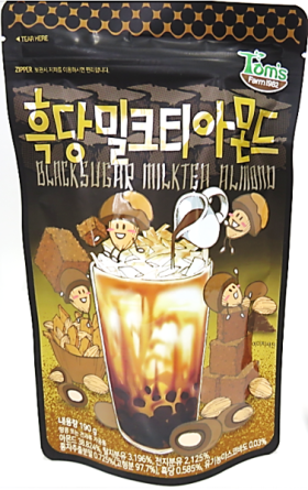 Tom's Farm Black Sugar Milk Tea Almond 190g